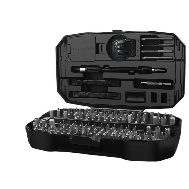 مجموعة مفك براغي دفعة منزلية دقيقة مفك مغناطيسي قوي لإصلاح وتفكيك كمبيوتر الهاتف المحمول