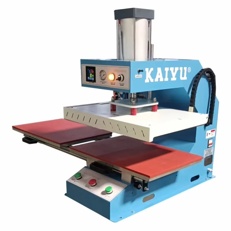 

【Популярный товар】 Автоматический пневматический термопресс KAI-4536N для сублимации на футболках и виниловой печати, высокоэффективная машина для печати на одежде