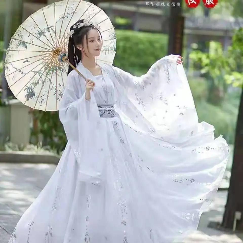 

2024 Women Han Dress Dance Stage Adult Tang Suits Hanfu Students Ming Dynasty Festival Outfit Party Lady Ancient Hanfu Costume