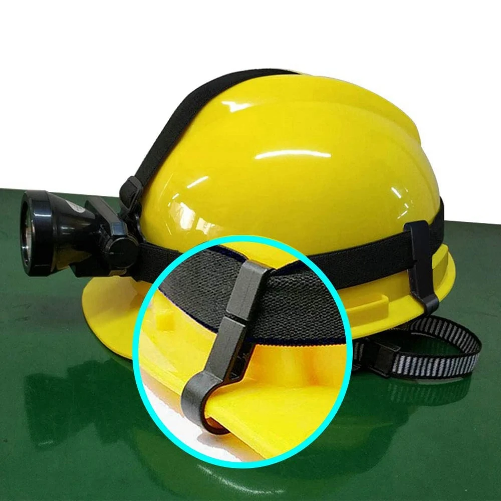 Helmet Clips for Light Lamp Hard Hat Light Clips,Hardhat Accessory,Easily Mount Hook for Helmet,Cap Strap 100 Pcs