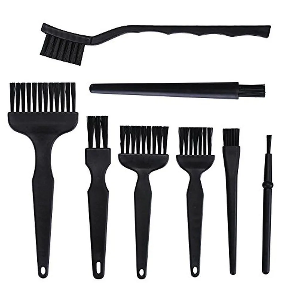 For Precision Anti-Static Brush Kit with 8 Different Sizes for Cleaning PCBs Sensors and Small Electronic Parts
