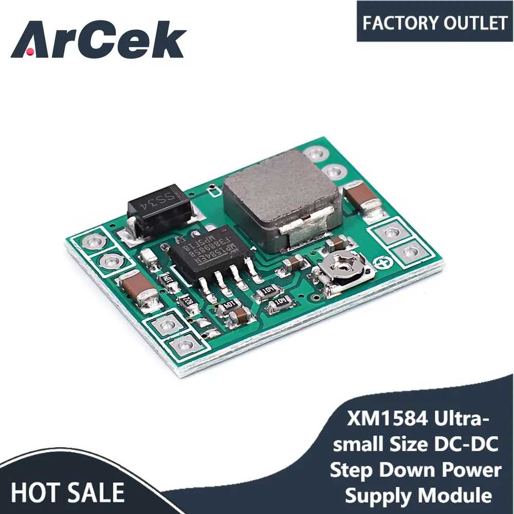 Smart Electronics XM1584 Ultra-small Size DC-DC Step Down Power Supply Module 3A Adjustable for Arduino Diy Starter Kit LM2596S