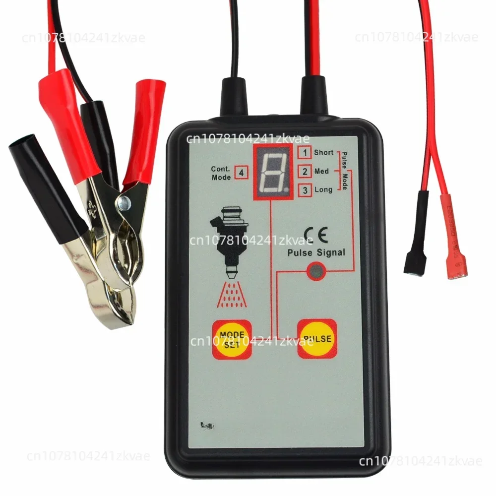 Digital Automotive Fuel Pressure Injection Pump Injector Tester 12V Car Vehicle Diagnostic Tool 4 Modes