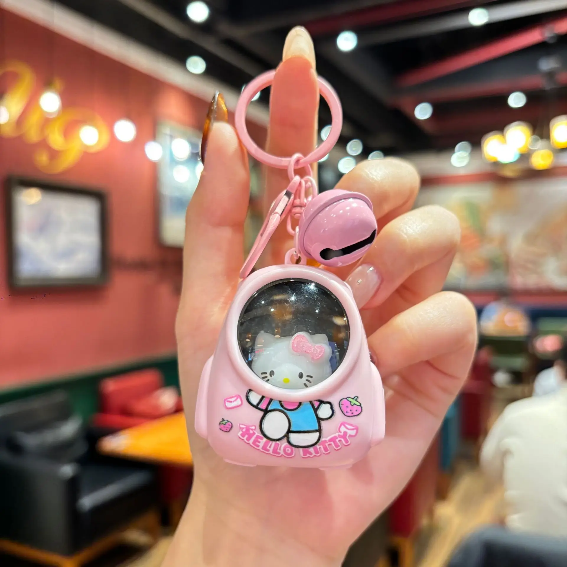 Kulumi Light Glowing Keychain Light Luminous Keychain Cute Model Doll Key Chain Hanging Ornament Gift