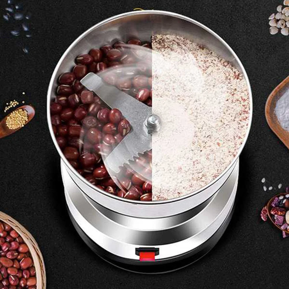 Electric Coffee Grinder Electric Kitchen Cereals Nuts Beans Spices Grains Grinder Machine Home Grinder US Plug