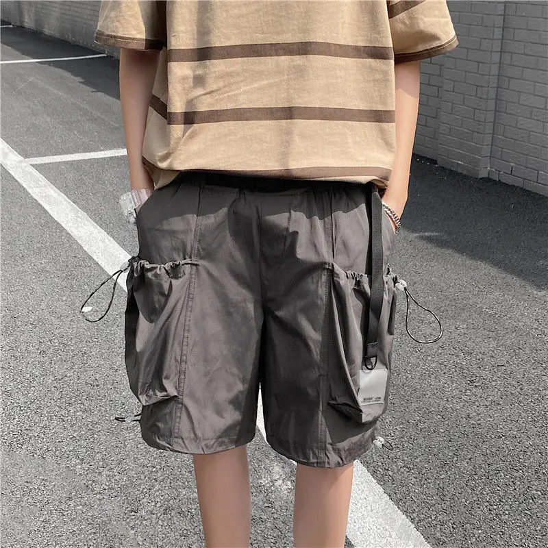 Loose Casual Workwear Men's Shorts Trendy and Versatile Pinch Pants in Summer Thin Style