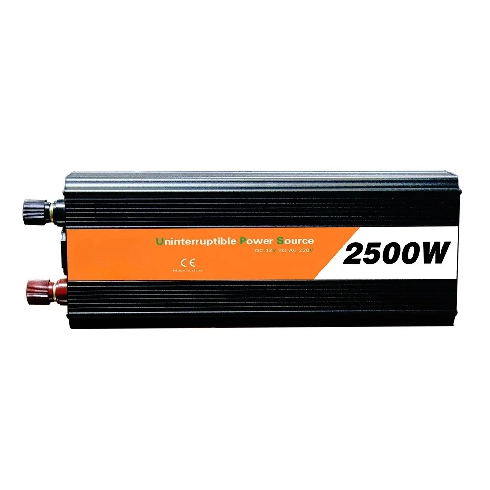 Best Quality 2500W UPS Solar Charger Dc Ac Inverter 12v 220v Inverter with Battery Charger