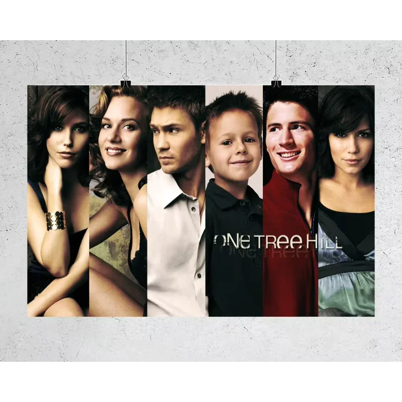 H266 One tree hill TV Show pegatina de pared cartel de seda arte decoración del hogar regalo de Navidad HD brillante