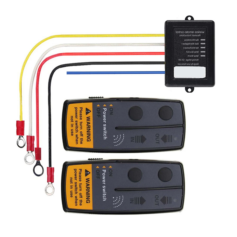2,4G 12V 24V 50M Digitale Drahtlose Winde Fernbedienung Recovery Kit Für ATV SUV Für Test Messung werkzeug Zubehör