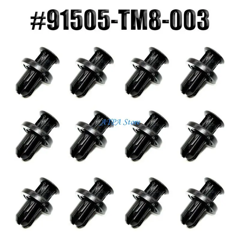 

U13C Universal Car Bumper Clips 10mm Hole Plastic Retainer Fasteners for Automotive