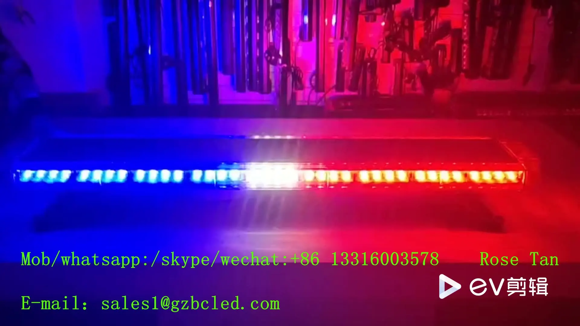 LED police lights 80W 106CM 42inch warning strobe red white blue led  car roof light bar