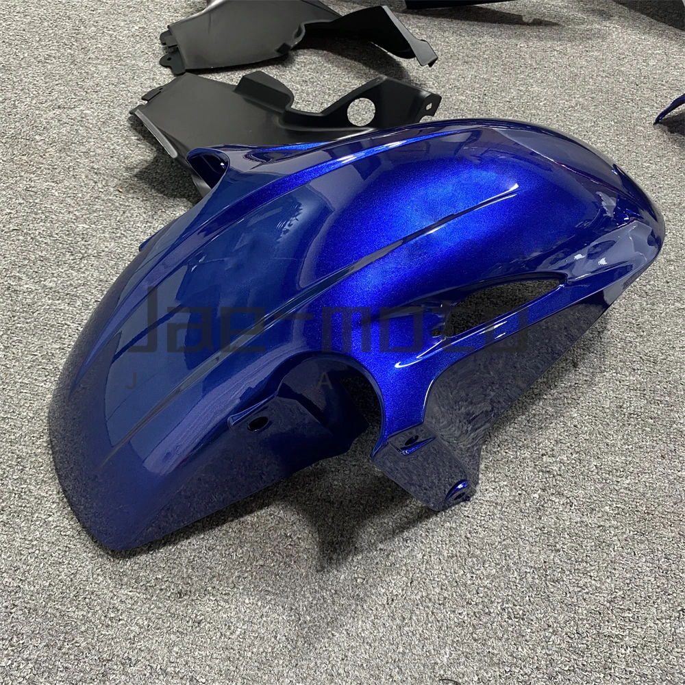 For VFR800 2002-2004-2008-2012 Injection ABS Plastics Full Fairings Kit Mold Replace Accessories VFR 800 02-12 Blue White image 5