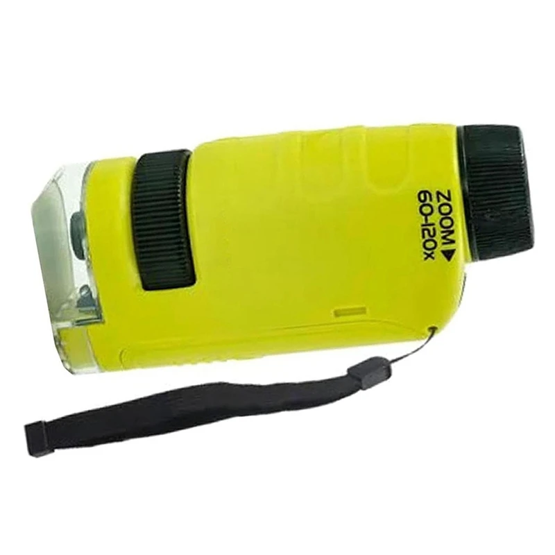 3X мини-скоп Minilabsters для детей, портативный микроскоп Mini Labsters, портативный мини-микроскоп Labsters (зеленый)