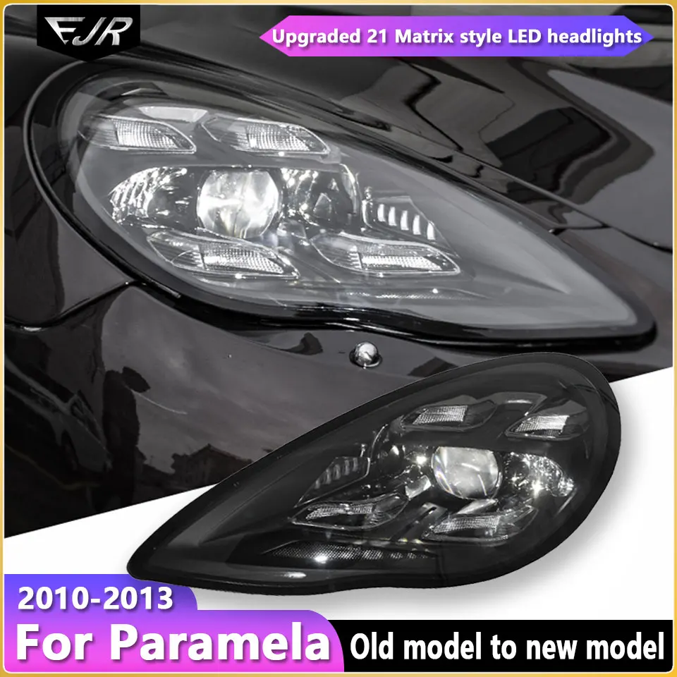 Dla Porsche Panamera Reflektory 970.1 970.2 Stare do Nowych 2010-2016 Aktualizacja 2022 Matrix LED Wysokiej jakości przednie światło główne Lampa samochodowa