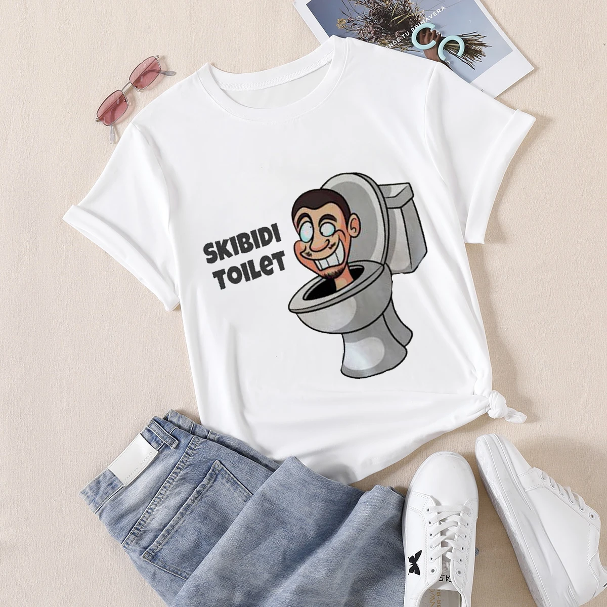 Funny Skibidi Toilet Children T-Shirt Kawaii Anime Cartoons Clothes For Kids Boy/Girl Tee Shirts Harajuku Fashion Casual Top