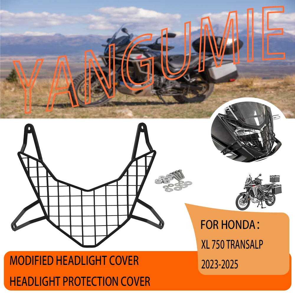 

for HONDA TRANSALP XL750 XL 750 TRANSALP750 2023 2024 2025 Parts Motorcycle Headlight Grill Guard Head Light Cover Protector