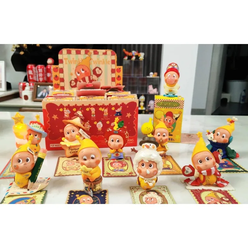 POPMART Star People From The Stars Series of Figurines Blind Boxes and Ornaments Action Figures Fidgeting Toys Xmas Gifts
