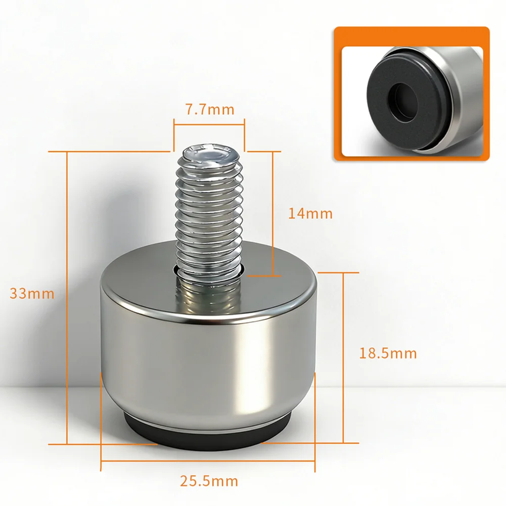 Adjustable Stainless Steel For Feet for Furniture to for address Settlements Warping or Construction Imperfections in Floors
