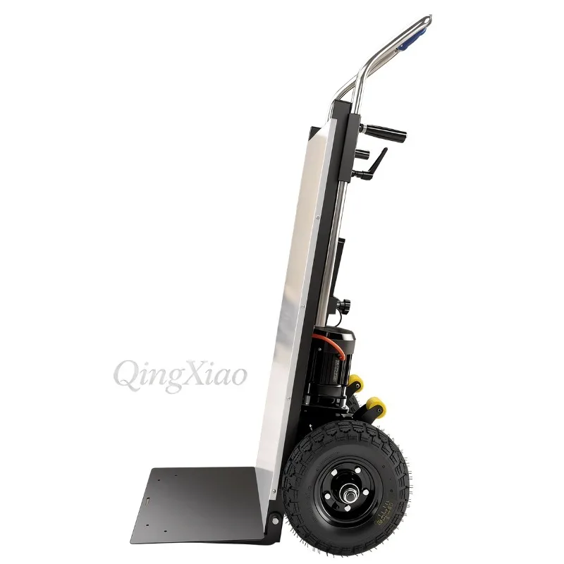 Stair Climber Trolley Foldable Powered Stair Climbing Hand Truck with Off-Road Wheels Labor Saving Dolly for Moving Furniture