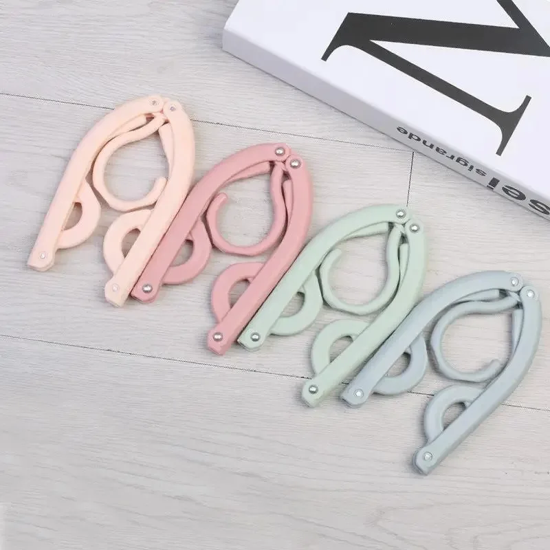 Multifunctional Travel Folding Clothes Hanger Portable Clothes Hanger Anti Slip Foldable Drying Rack Space Saving Stand
