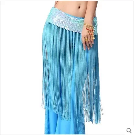 

New style Belly dance costumes sequins tassel belly dance hip scarf for women belly dancing belts