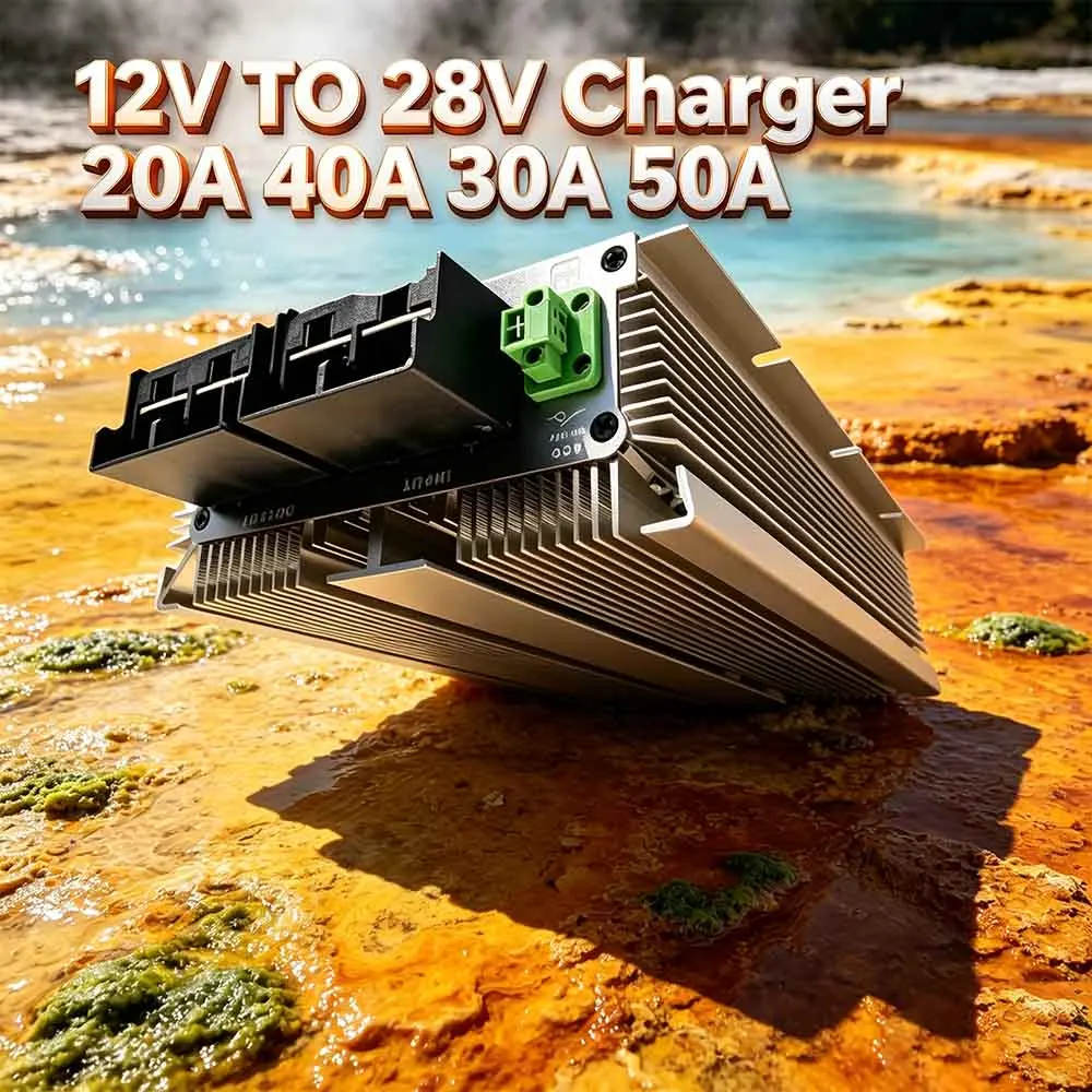 12V TO 28V Charger 20A 40A 30A 50A DC Step Up Converter 11V to 16V Constant Current Battery for 28V Lead Acid Battery