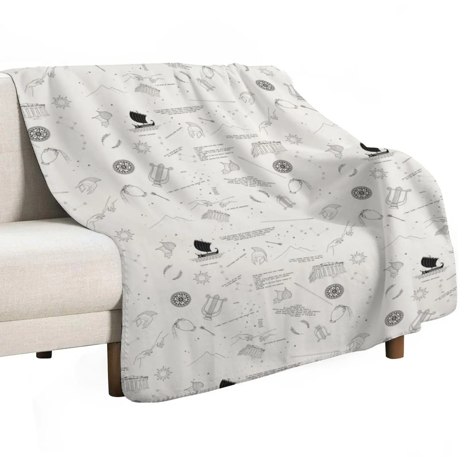 the song of achilles Throw Blanket Vintage Plush Winter beds Soft Plush Plaid Luxury Thicken for sofa Blankets
