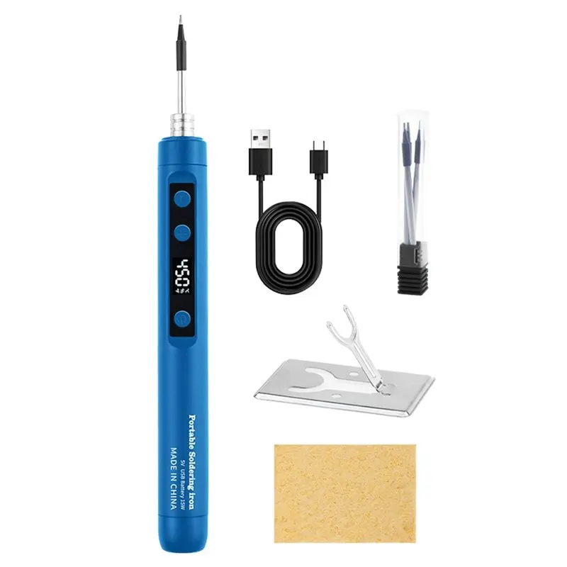 

Беспроводной паяльник ABYP, перезаряжаемый, для ремонта бытовой техники, портативный термостатический паяльный инструмент для DIY-проектов