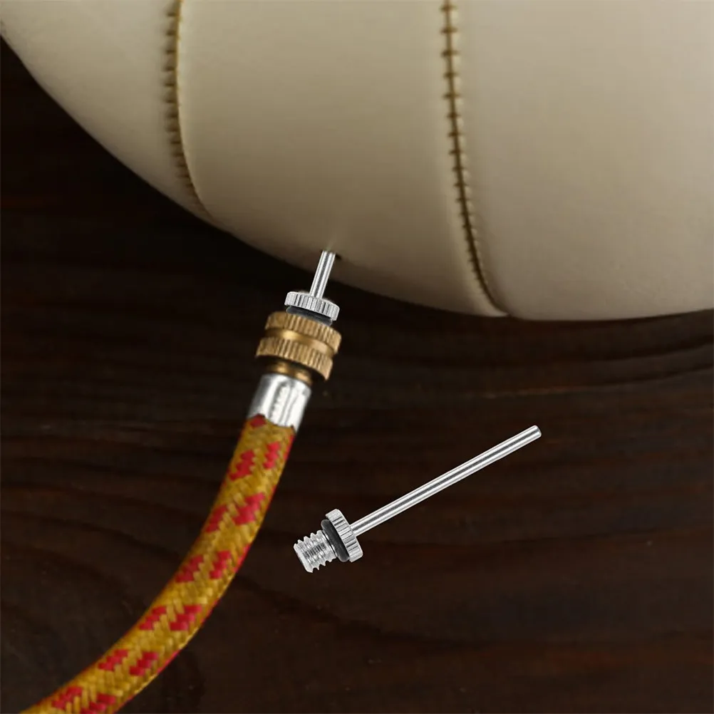 

30Pcs Heavy-Duty Metal Ball Pump Needles for Air Compressor Inflation Pump Needles for Soccer Basketball Football Volleyball