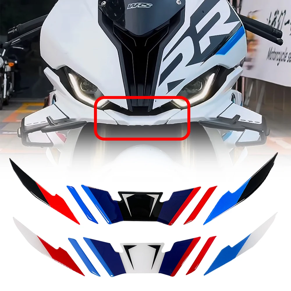 Motorsport 2024 M untuk BMW S1000RR 2023-2024 Kit Stiker Pelindung Cat Gel Pelindung Spoiler Hidung Depan Sepeda Motor