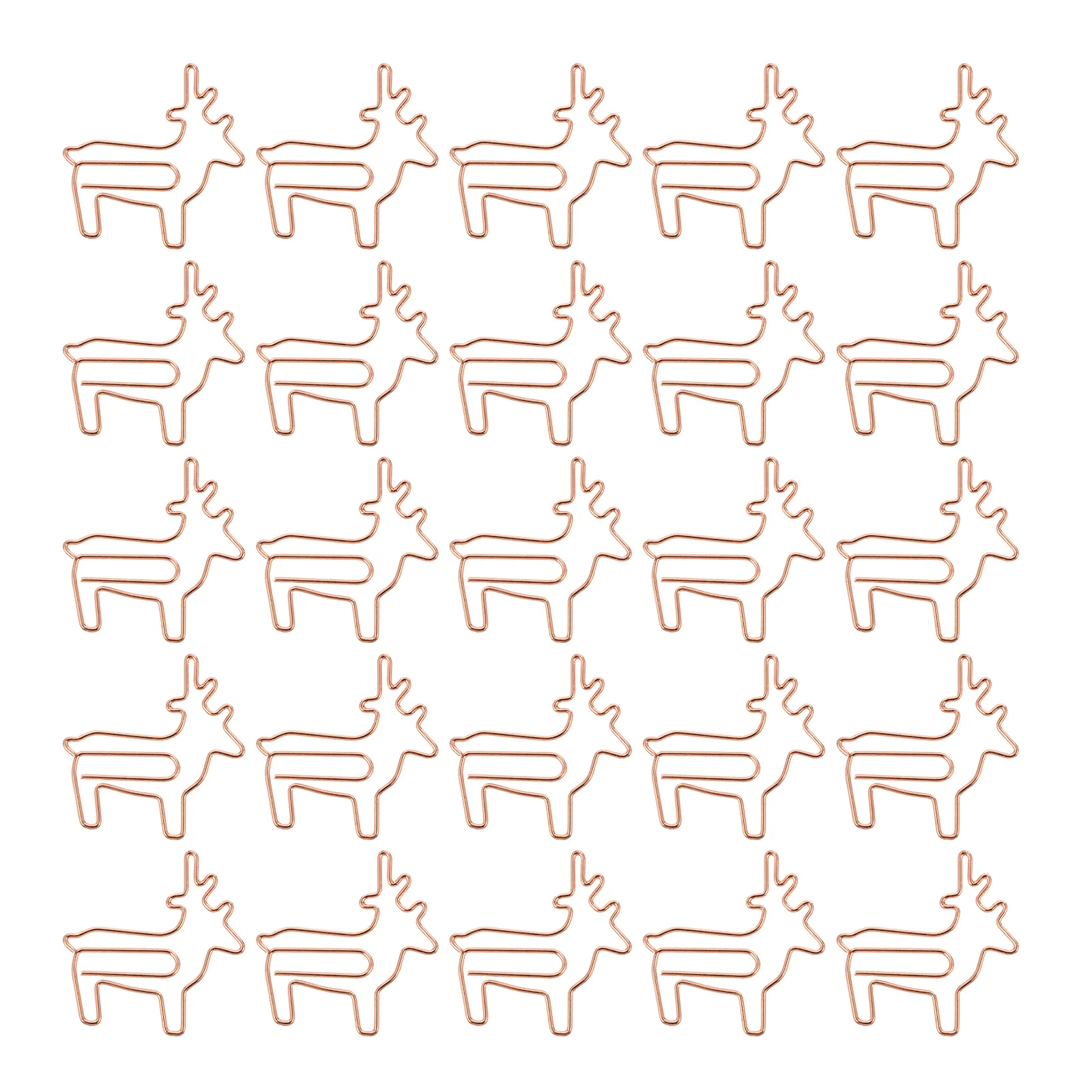 25 Pcs Cat Paper Clip Child Cute Clips Metal Mini Binder Animal Shaped Paperclip