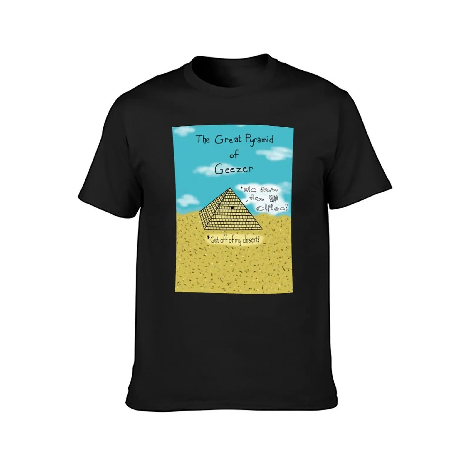 The Great Pyramid of Geezer T-Shirt blacks plain heavyweights mens clothes