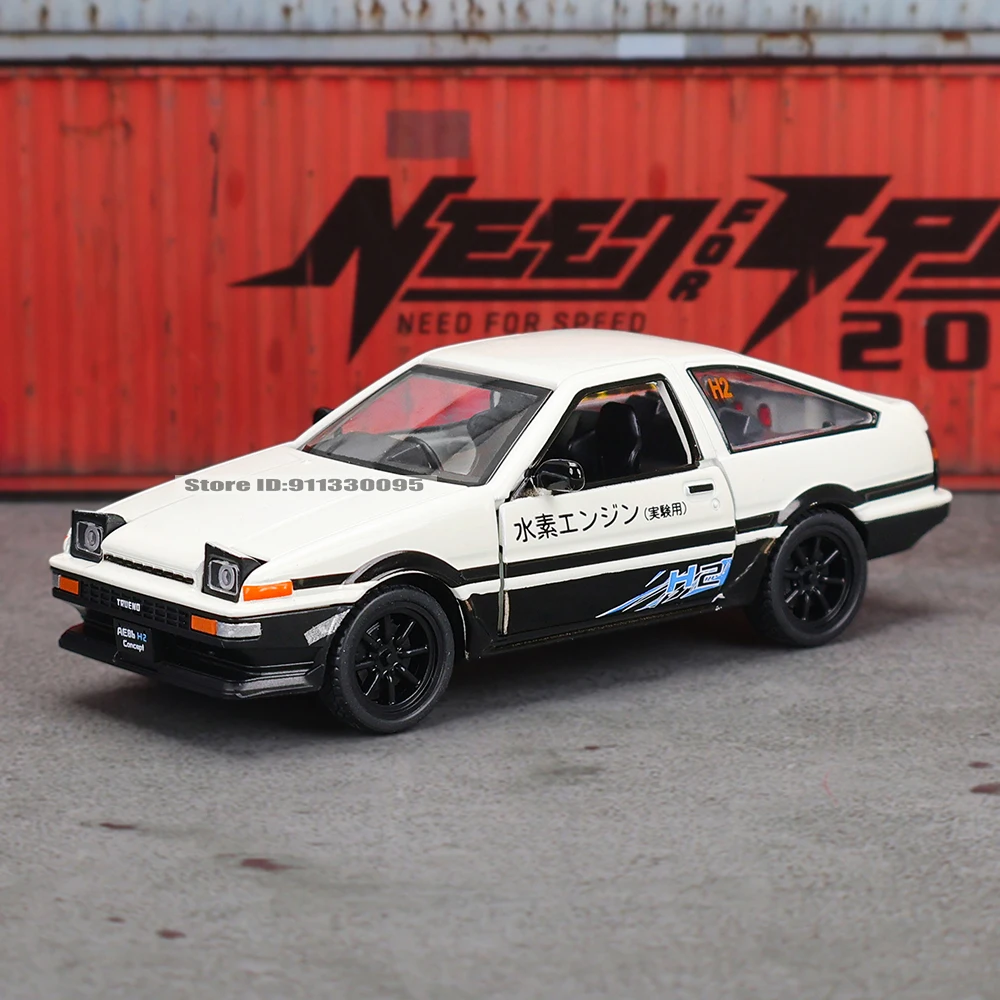 MSZ CCA 1:43 Toyota AE86 BMW McLaren Lamborghini Volkswagen Model Model Acrylic Box Metal Alloy Car Toy Gift Series