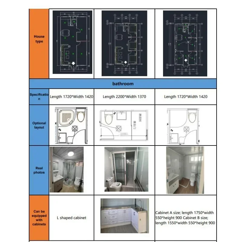 Australian Standard 20Ft Prefab Home House Luxury Modular House 2 Bedroom 1 Living Room Expandable Container Room Factory Price