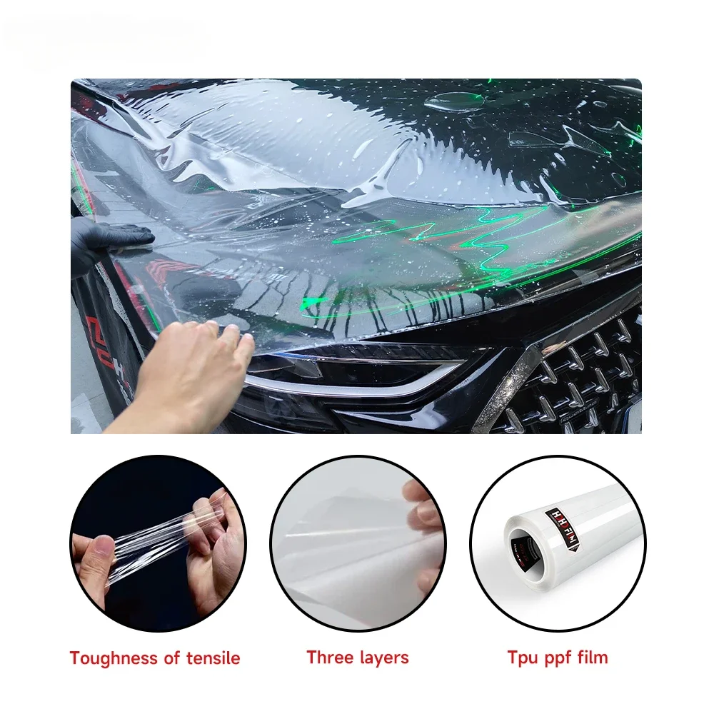 PPF Film Self Healing Car Protection Film TPU PPF Gloss Transparent Removable Hydrohobic Car PPF Paint Protection Film