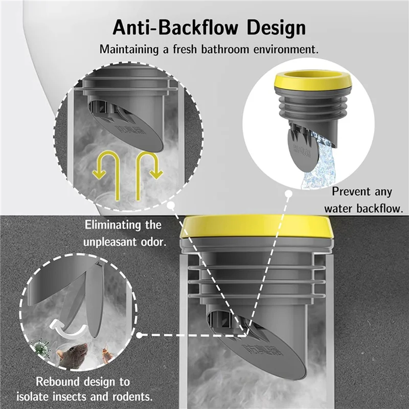 

AA49 10 шт. восковые кольца для унитаза с предотвращающим обратным клапаном-толстое кольцо для восковой чаши подходит для линий отходов 3,2-4 дюйма
