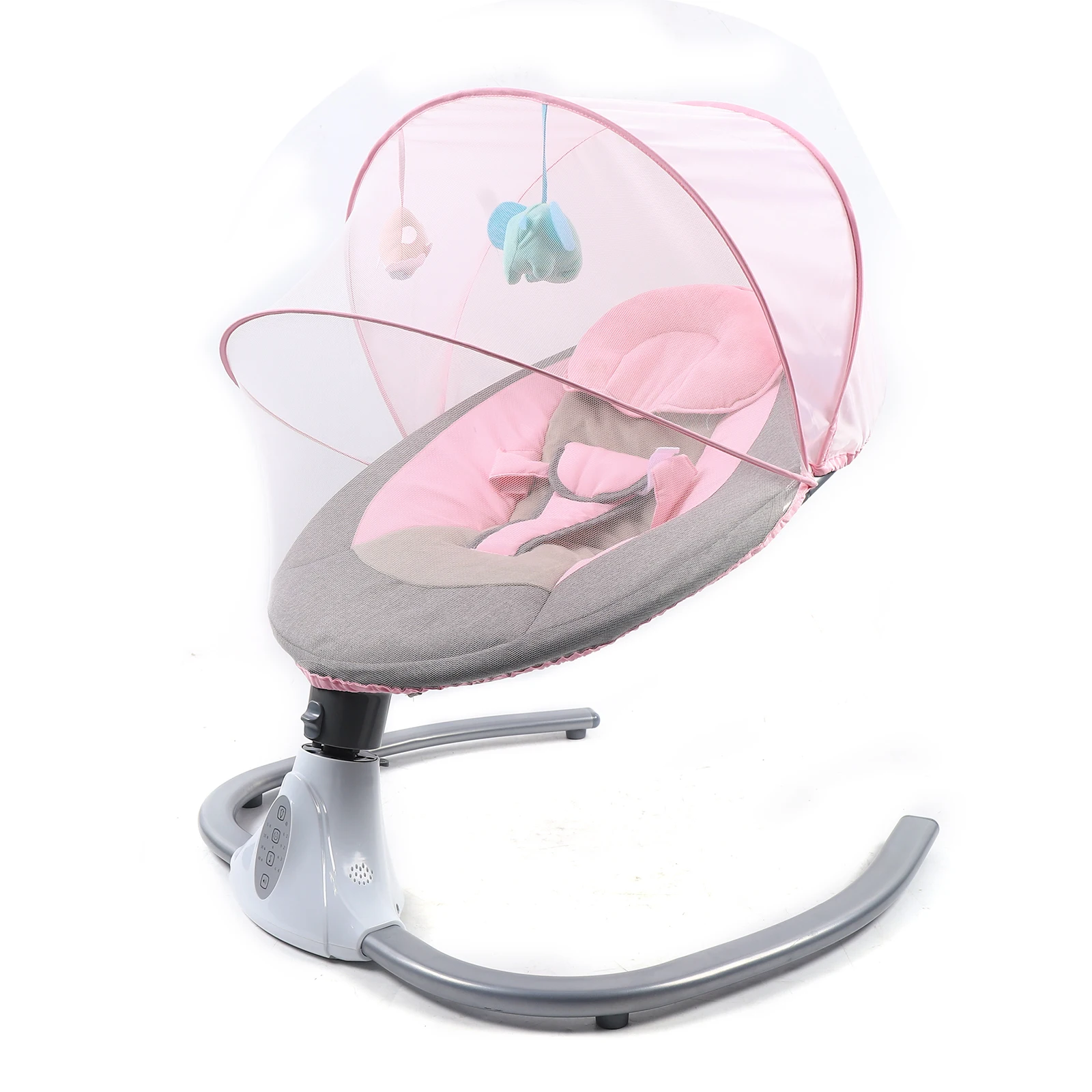 Automatische Elektrische Baby Uitsmijter Schommel Stoel Cradle Rocker Seat Springkussen Met Muziek En Speelgoed Voor 0-12 Maanden 3-12Kg