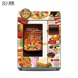 New Business Ideas Pizza Vending Machine Fast Food Distribution With 55-inch Touch Screen & Microwave Oven