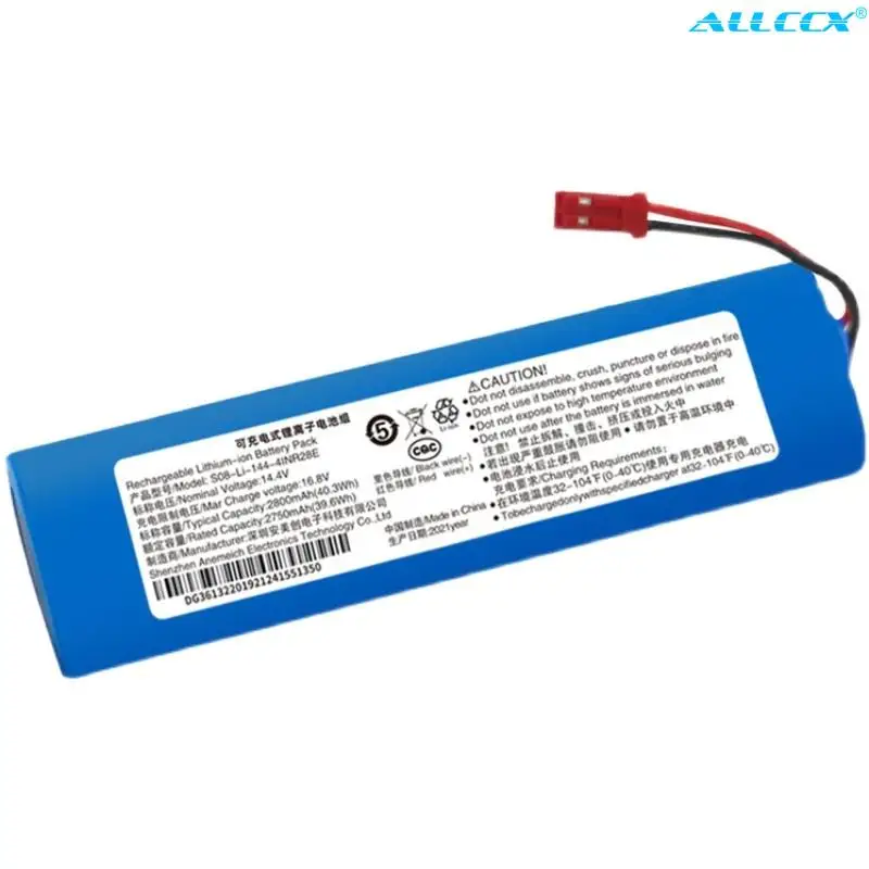 

ALLCCX 2800mAh/3200mAh Battery for ILIFE V3s Pro, V50, V5s Pro, V8s, X750, For ZACO V3, V40, V5s Pro, V5x