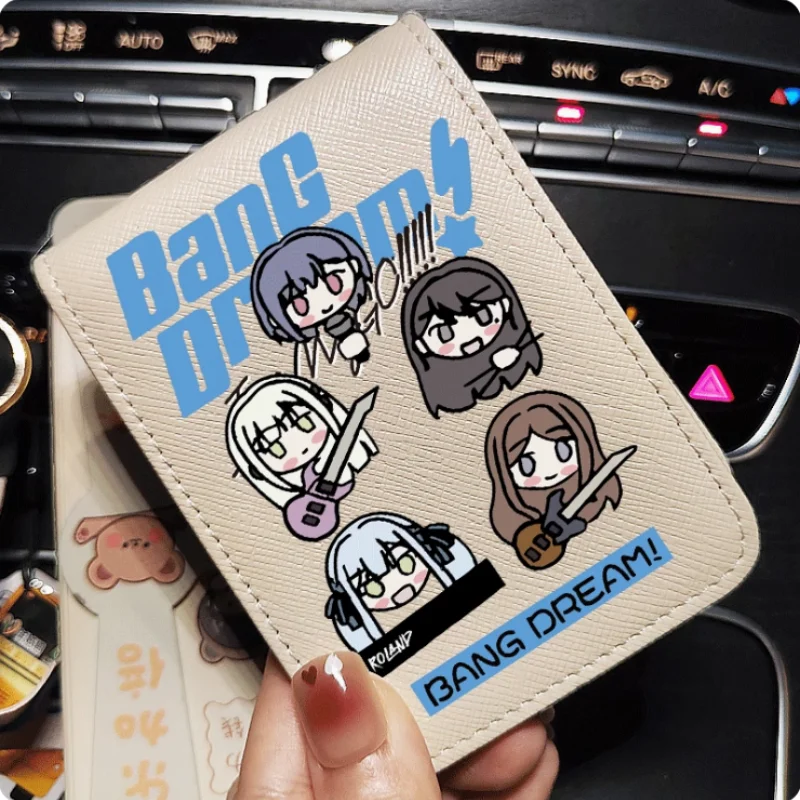 

BanG Dream!It's MyGO Anon Chihaya Rāna Kaname Wallet Fold Bag Multi Card Coin Pocket Photoes Holder Fashion Kids Wallets Gift