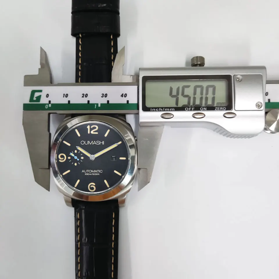44 ミリメートルメンズ腕時計シーガル st2555 ムーブメントステンレス