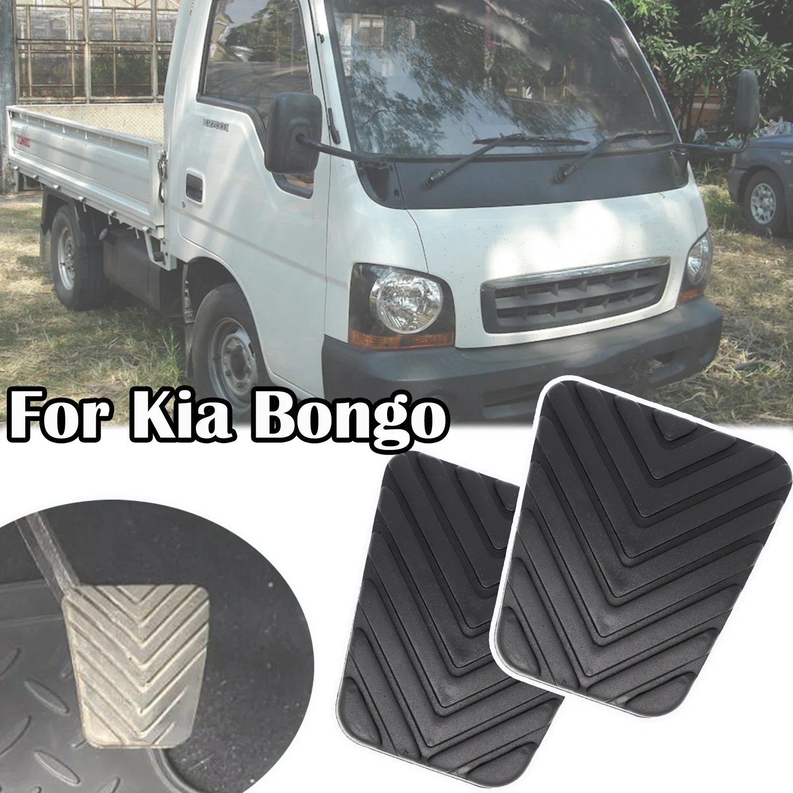 

Brake Clutch Pedal Pad Cover For Kia Bongo Big-Up Frontier Travello Kaon K2400 K2500 K2700 2003 2004 2005 2006 2007 - 2018 2019