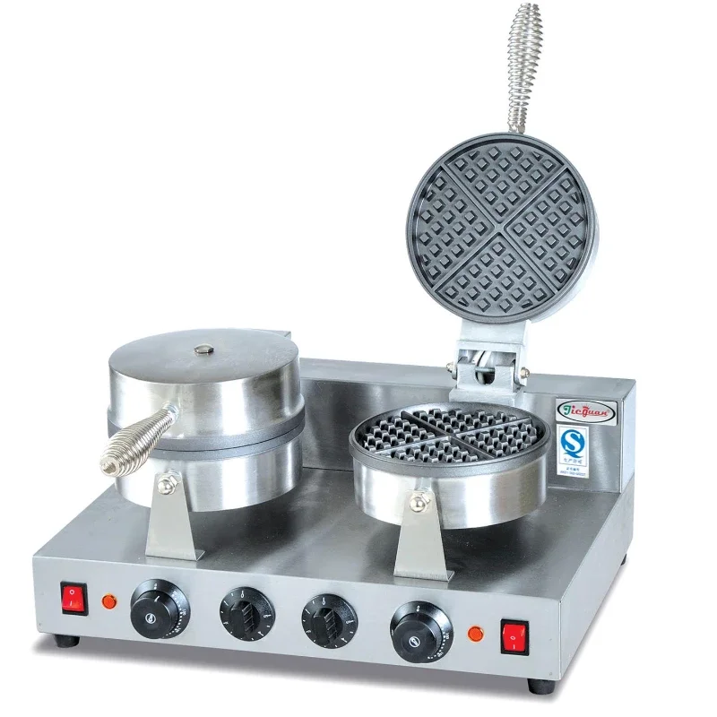 electric 2-plate /double head commercial waffle stick maker/belgian waffle maker