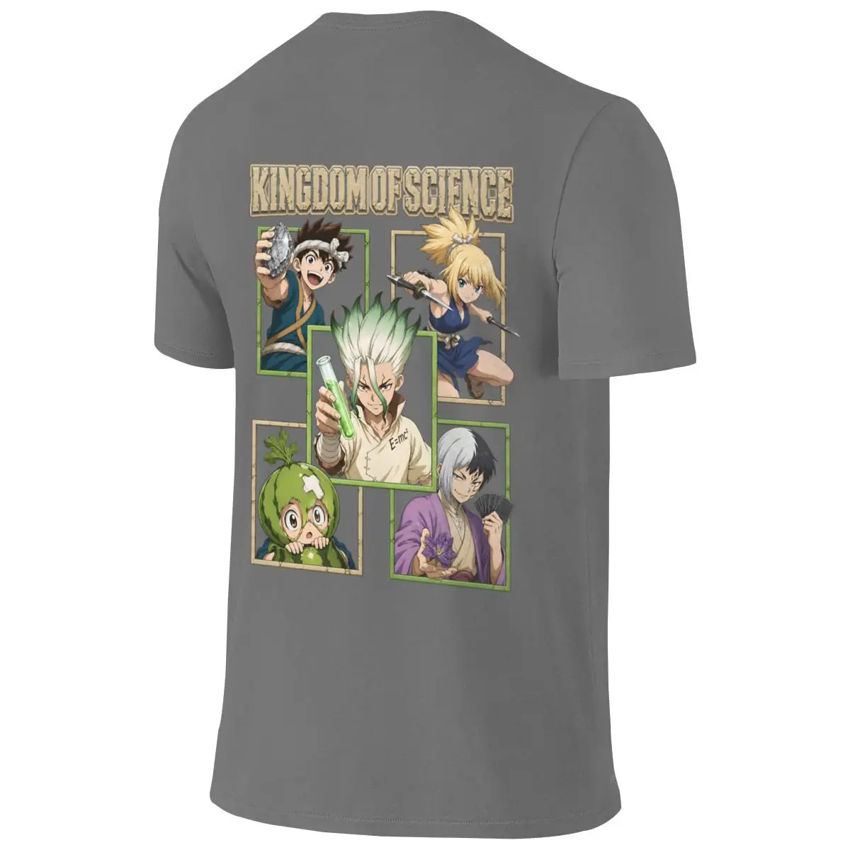 Science Team Frame Collage Graphic Casual Reversible T-shirt Niche Salt Style Designer Style Women's T-shirts