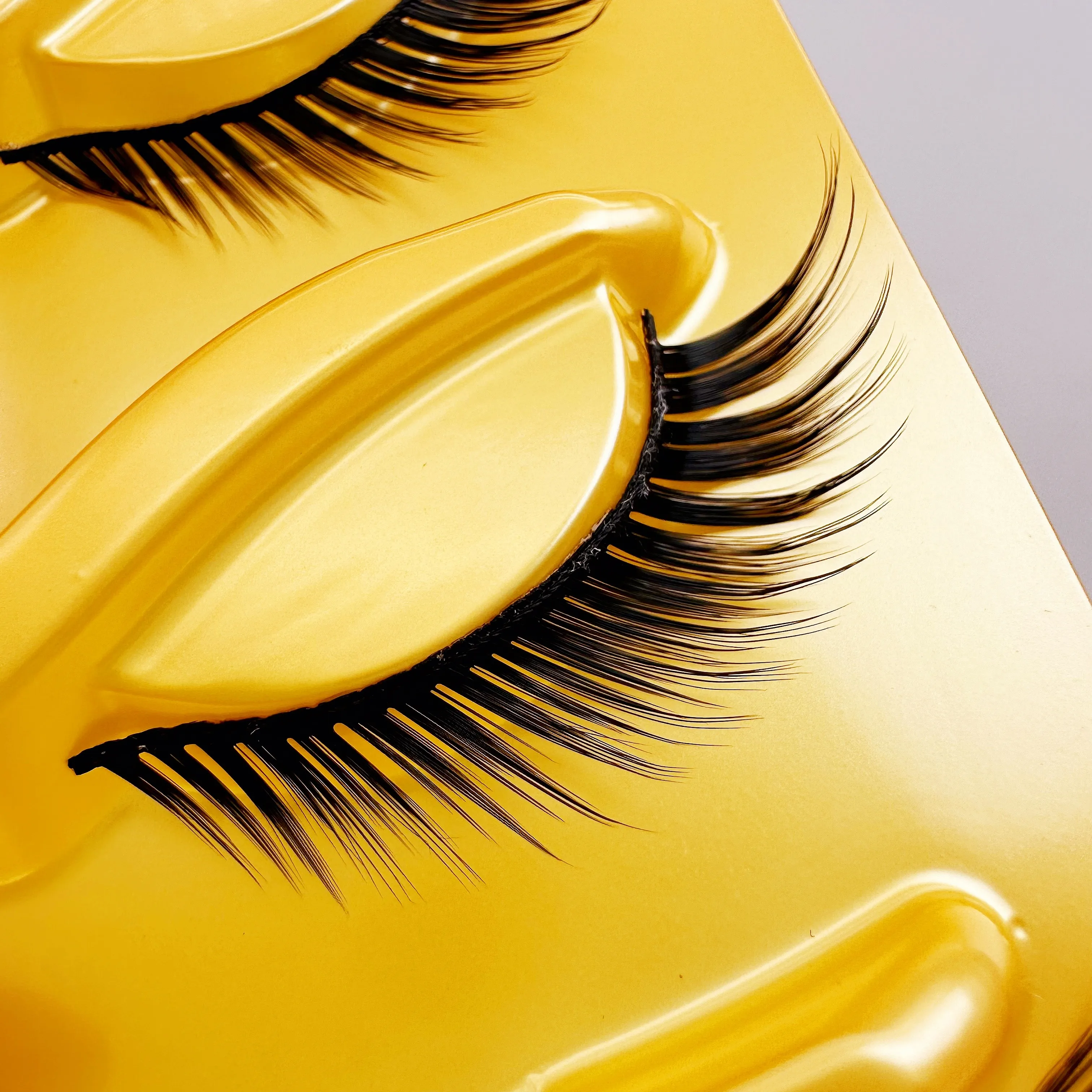 5 Paar Fuchswimpern, natürlich aussehende Katzenaugen-Wimpern, 3D-verlängerte Wimpern 16mm Wimpern