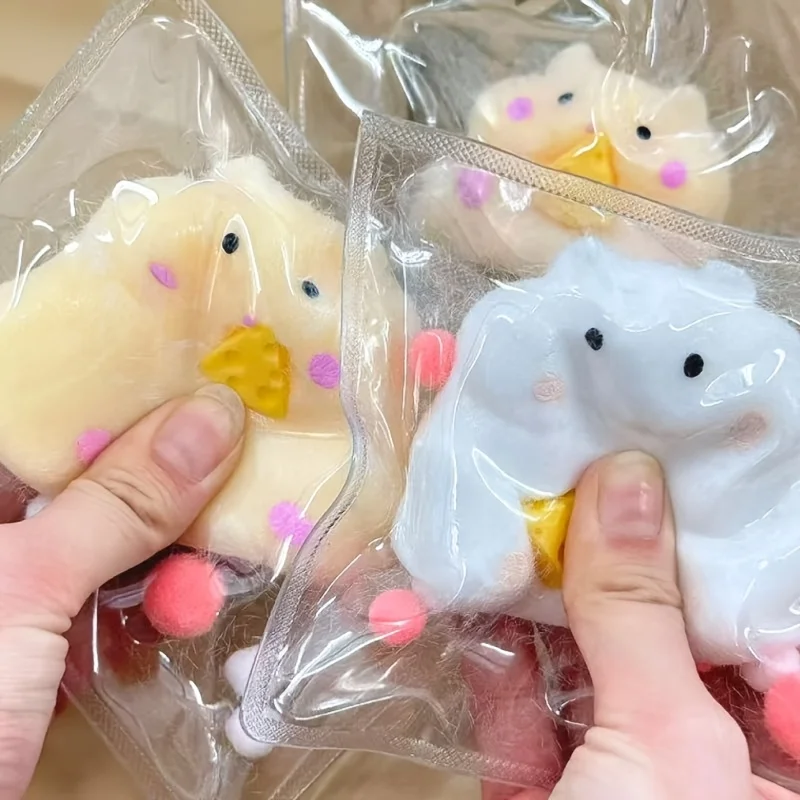 

Случайная игрушка-антистресс ручной работы в виде хомяка, 1 шт., мягкие липкие игрушки-фиджеты из TPR для детей, милые игрушки-сквиши в виде хомяка, сенсорные игрушки для снятия тревоги