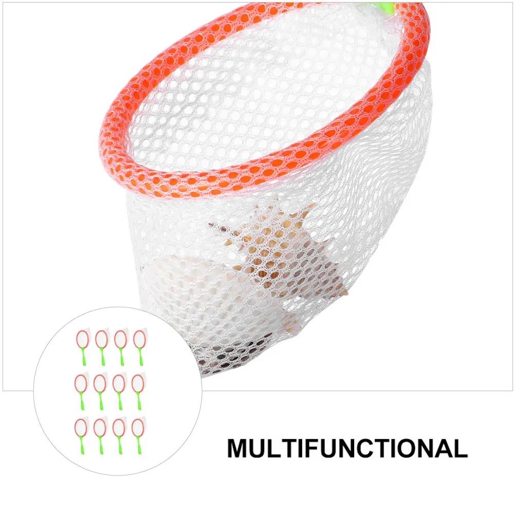 

12Pcs Bright Color Insect Catching Nets Child Fishing Net For Entertaining Little Explorers