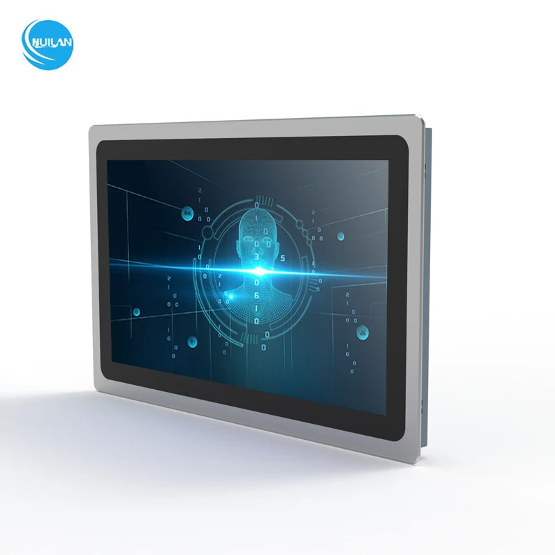 

21.5 Inch Fanless Capacitive Touch Screen Industrial Panel PC J4125 I3 I5 I7 Processor 8G DDR4 All-in-One Desktop Computer