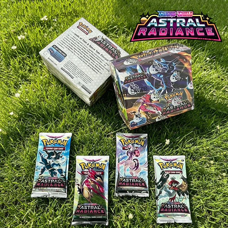 Boîte de boosters Pokemon Sword Shield Astral Radiance, cartes à collectionner anglaises, 360 pièces/boîte, cartes de jeu de collection TCG pour enfants, cadeaux