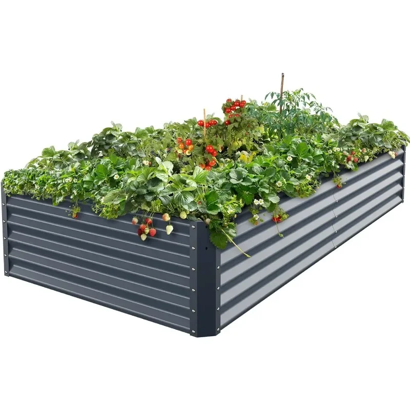 

Garden Bed Box Planter for Outdoor Plants 17" Extra Tall Raised Garden Beds Outdoor Garden Boxes Outdoor